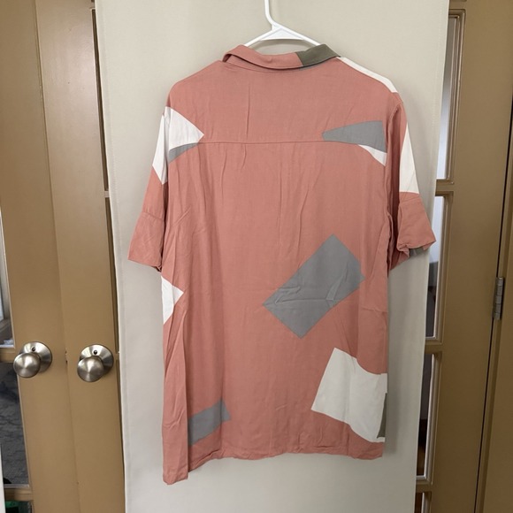 Puma x Han Kjobenhavn Men's Large Multicolor Short Sleeve Button Up Shirt Top - Picture 3 of 7